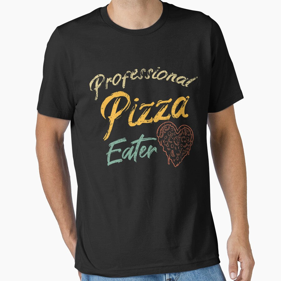 Professional Pizza Eater Pizza Lover Gift Vintage Essential T-Shirt