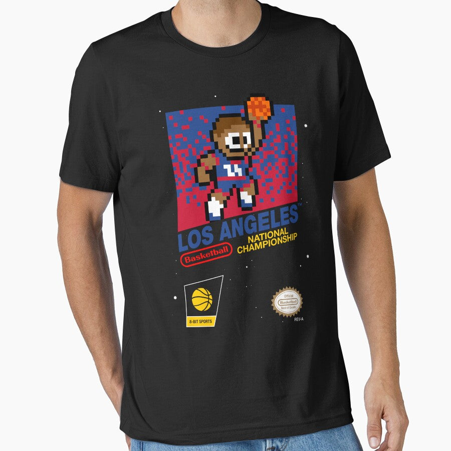 Los Angeles Clippers (8-bit Videogame Cart) Essential T-Shirt