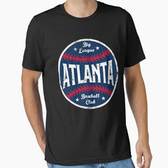 Atlanta Retro Big League Baseball White Essential T-Shirt