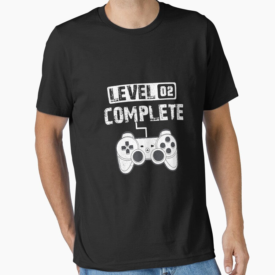 2Nd Wedding Anniversary For Him Or For Her Cotton Essential T Shirt