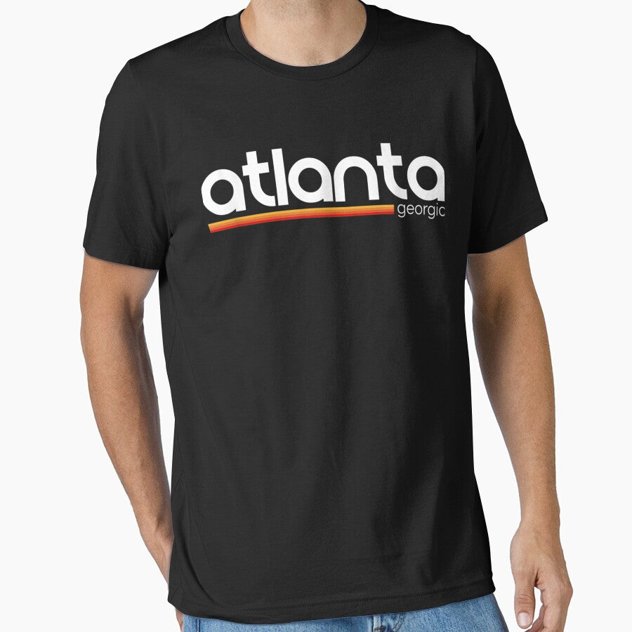 Atlanta Georgia Souvenir Vintage Georgia Atlanta Essential T-Shirt