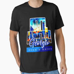 Atlanta GA, Atlanta born and raised, Grady baby, Georgia boy Essential T-Shirt
