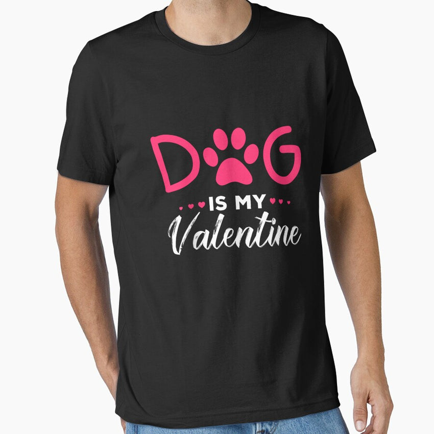 Funny Dog Valentines Day 2024 T-Shirt Essential T-Shirt