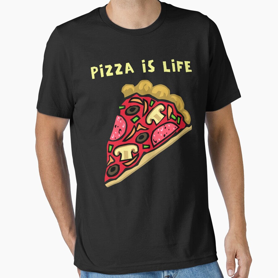 Pizza is life Big slice of pizza Essential T-Shirt
