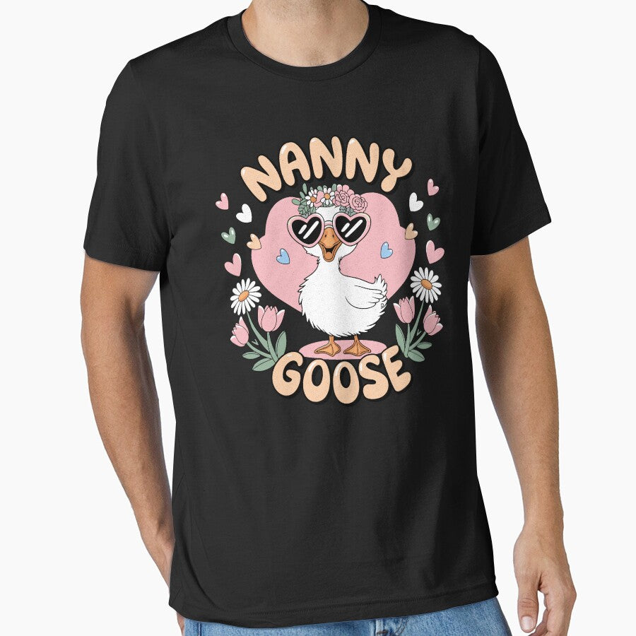 Nanny Goose Looks Like Funny Goose Grandma Essential T Shirt