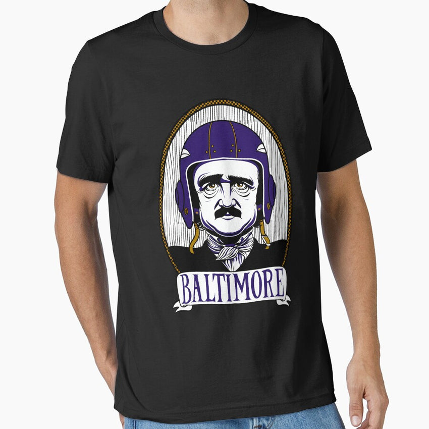 Baltimore Ravin' - Edgar Allan Poe Ravens Baltimore Football Essential T-Shirt