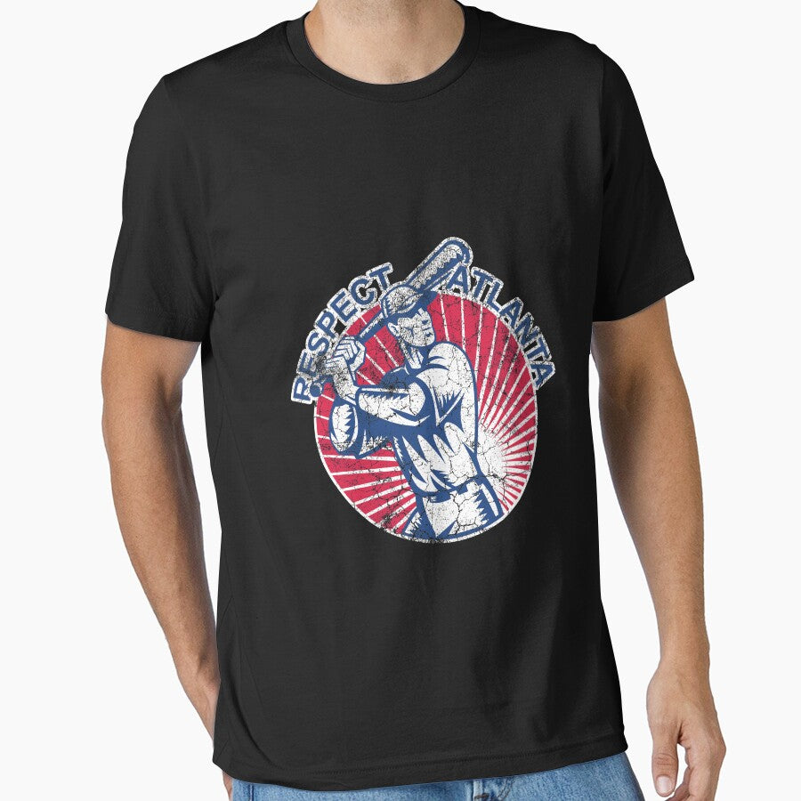 respect atlanta, retro| distressed Essential T-Shirt