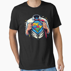 Autism Awareness Superhero Autism Gifts Boys Moms T-Shirt Essential T-Shirt