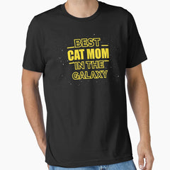 Best Cat Mom in The Galaxy Gift for Mom Mother Gift idea Cat Lover Cat Adapt Essential T-Shirt