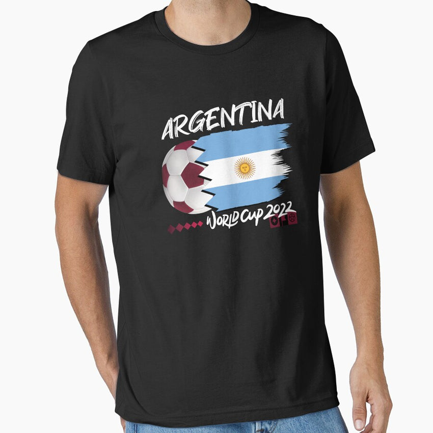 Argentina World Cup 2022 football mundial Qatar Essential T-Shirt