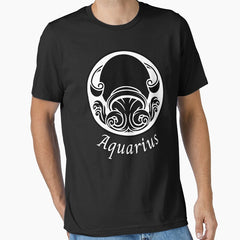 Aquarius Horoscope Zodiac Star Sign Essential T-Shirt
