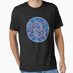 Pisces Zodiac Sign Wheel Essential T-Shirt