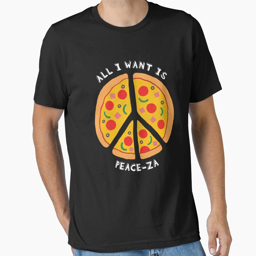 Love Pizza Love Peace Essential T-Shirt