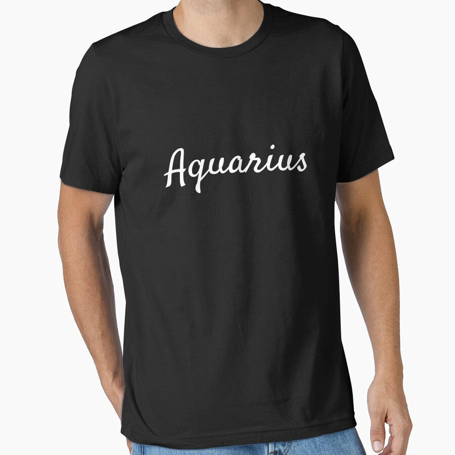Aquarius-Zodiac Sign-Astrological Sign Essential T-Shirt