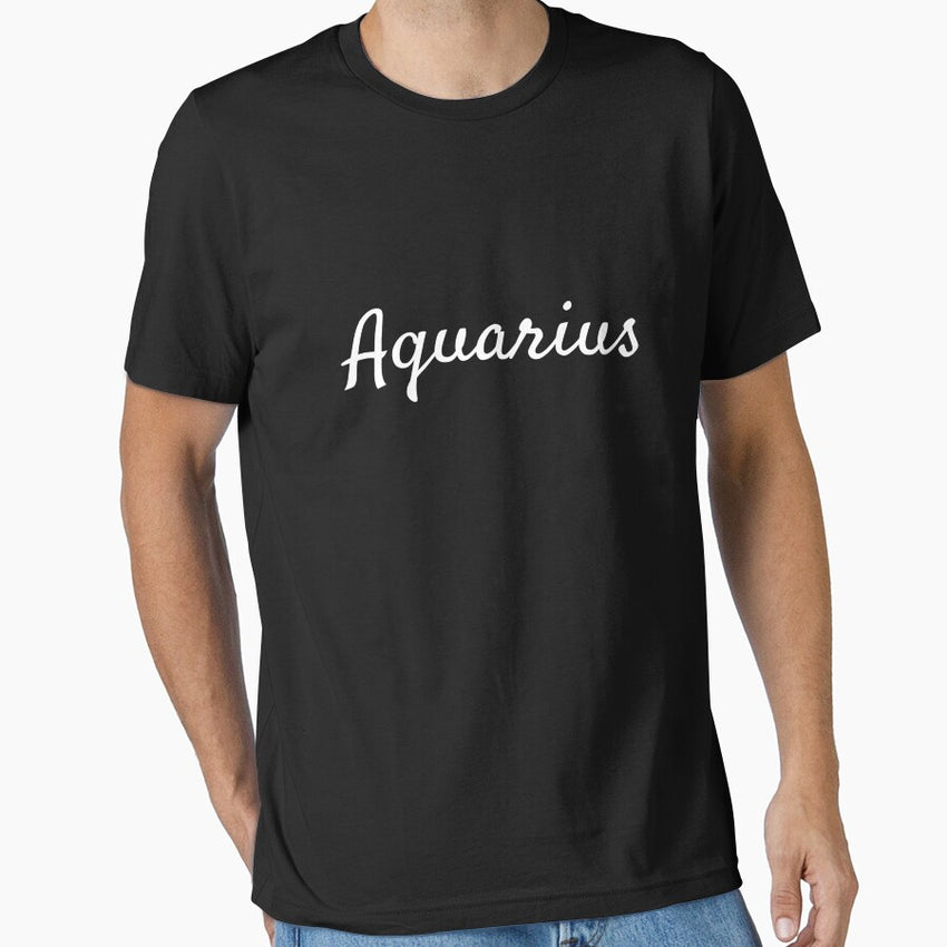 Aquarius-Zodiac Sign-Astrological Sign Essential T-Shirt