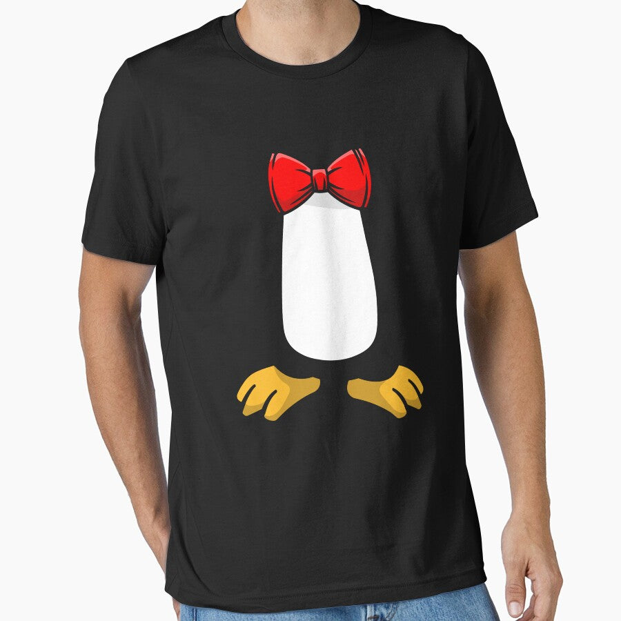 Penguin Costume Tuxedo Funny Halloween Penguin Gear Essential T Shirt