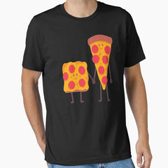 Copy of Running cute pizza\\ Pizza is my love language Essential T-Shirt