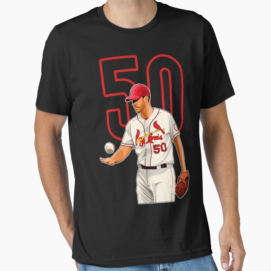 Adam Wainwright St. Louis #50 Number Essential T-Shirt