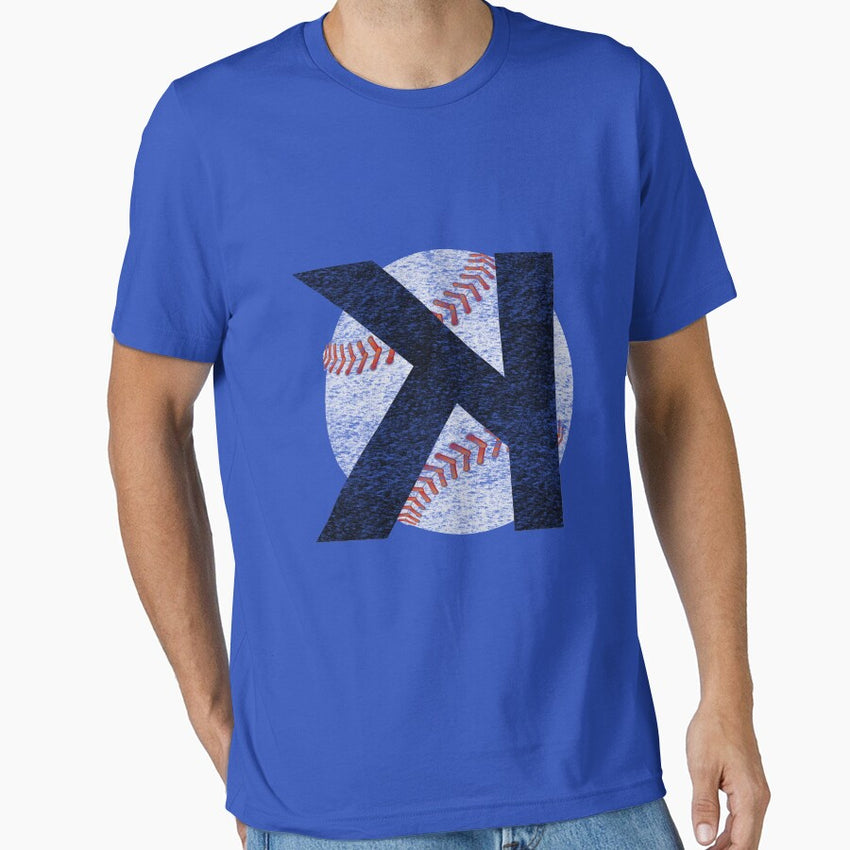 Backwards K Strikeout Baseball Shirt - Reverse Print Style Essential T-Shirt