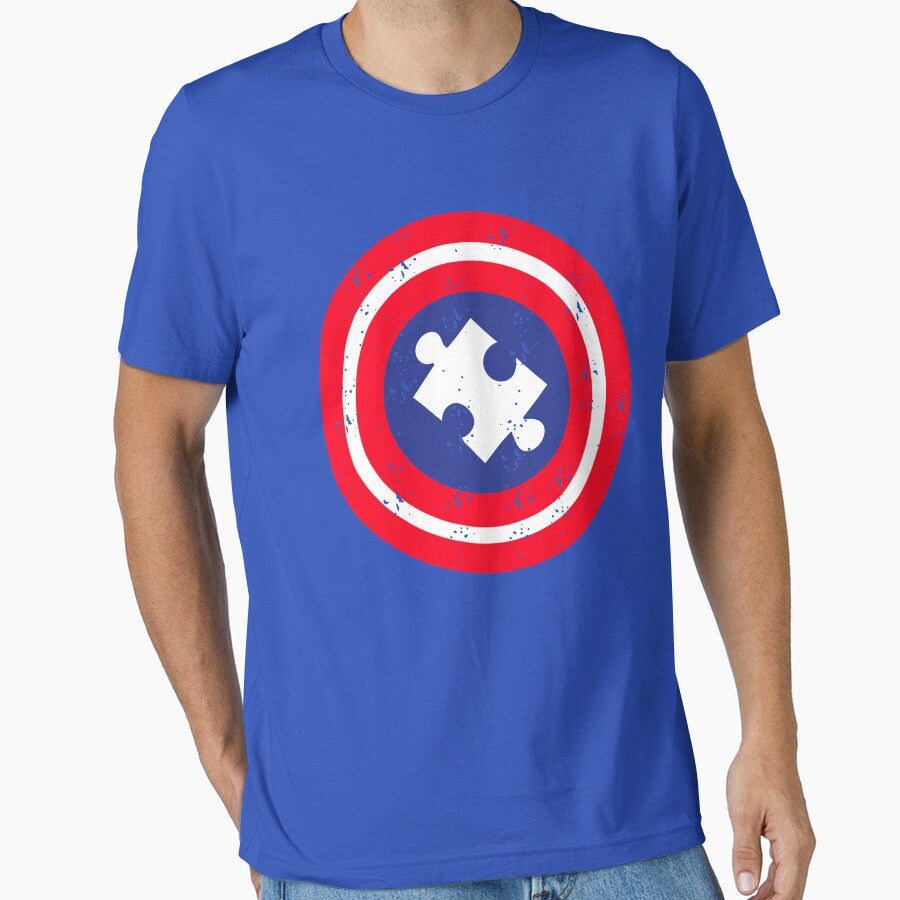 Autism Awareness Day Superhero Design Gift Essential T-Shirt