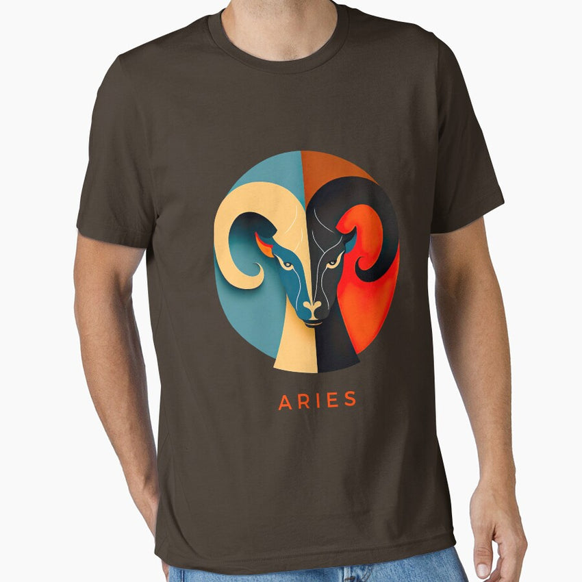 Aries Zodiac Sign Artwork Essential T Shirt