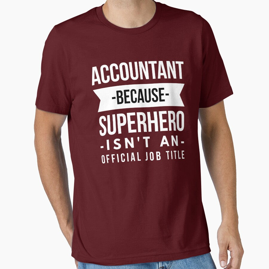 Accountant Superhero Essential T-Shirt