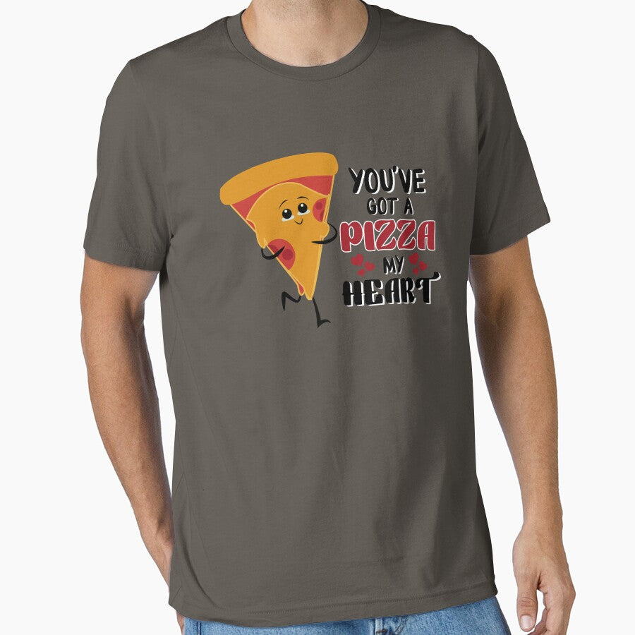 Youve Got a PIZZA my heart pizza is my valentine funny valentines day boys kids Essential T-Shirt