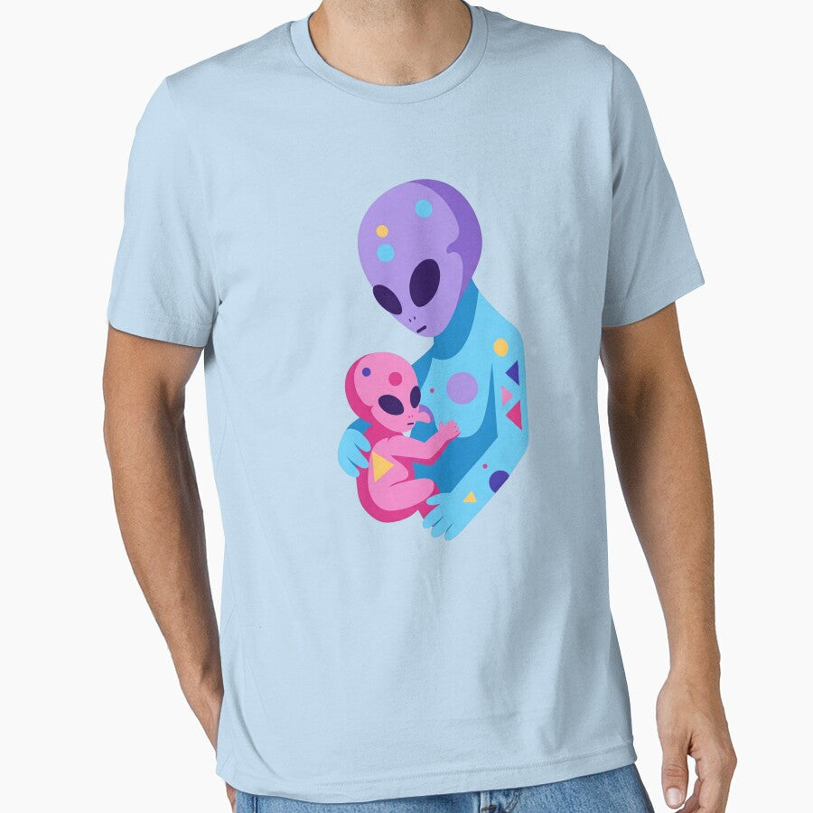 Alien Motherhood – Intergalactic Love Design by EgyApe Essential T-Shirt
