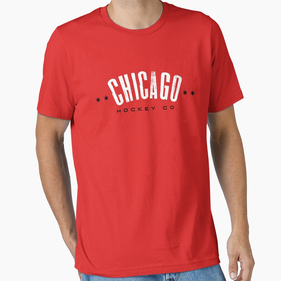 Chicago Hockey Co. Essential T-Shirt
