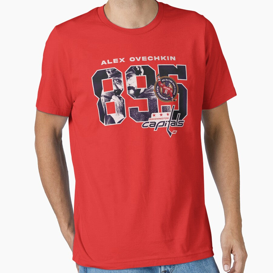 Alexander Ovechkin Washington Capitals 895 Career Goals Essential T-Shirt
