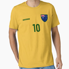 Australia Soccer Pride Retro Football Jersey for Fans Essential T-Shirt