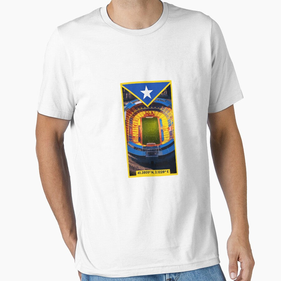 Barcelona Stadium Coordinates Graphic Essential T Shirt