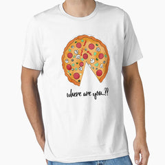 you are my pizza (for him black text) Essential T-Shirt