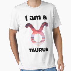 I am a Taurus Zodiac Sign - Horoscope Astrology Signs Clouds Essential T-Shirt