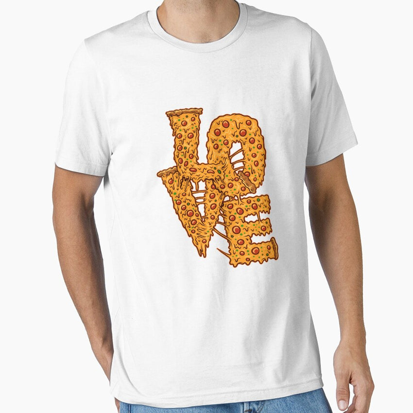 LOVE Pizza Shirt For Family Men Women Pizzeria Foodie Essential T-Shirt