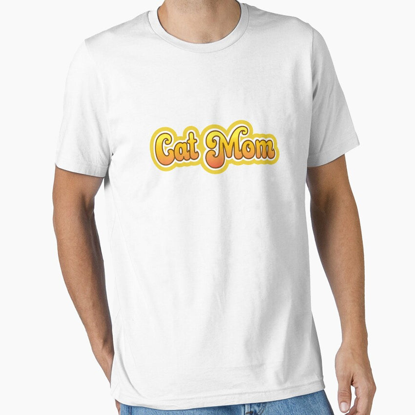 Cat Mom (Hippy Yellow) Essential T-Shirt