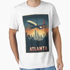 Atlanta Nights Skyline Soar Poster Essential T Shirt