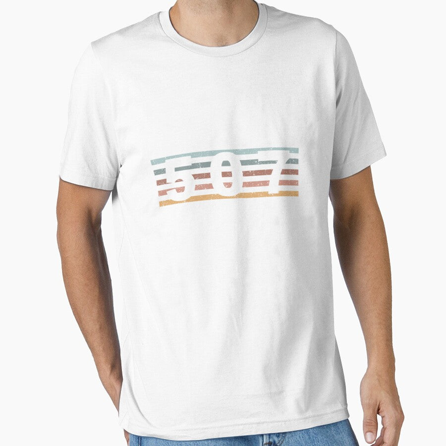 507 Area Code Retro Minnesota Rochester Sweatshirt Essential T-Shirt