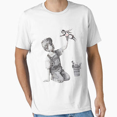 Banksy Superhero Nurse Essential T-Shirt