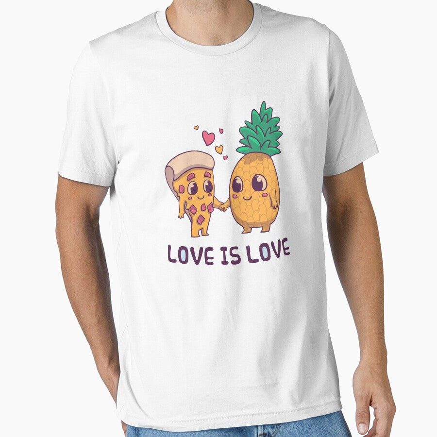 Love is Love Fineapple and pizza Essential T-Shirt