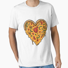 Funny Pizza Heart I Love Pizza Gift for Pizza Lover Essential T-Shirt
