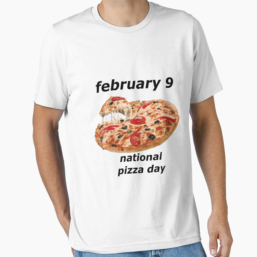 national pizza day funny tshirt Essential T-Shirt