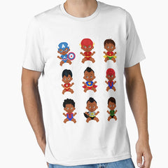 African American Superhero baby Essential T-Shirt