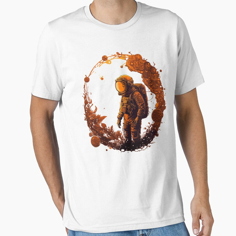 Adventure Awaits Astronaut In Space Essential T Shirt