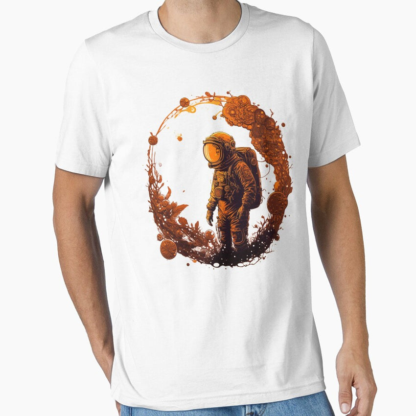 Adventure Awaits Astronaut In Space Essential T Shirt