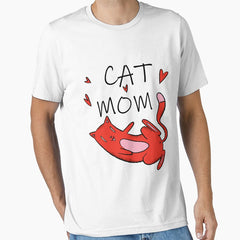 Cat Mom Shirt, Cute Cat Lover Shirt, Meow Shirt Essential T-Shirt