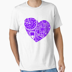 Fruits and Food Heart - Heart made of Fruits Design Essential T-Shirt