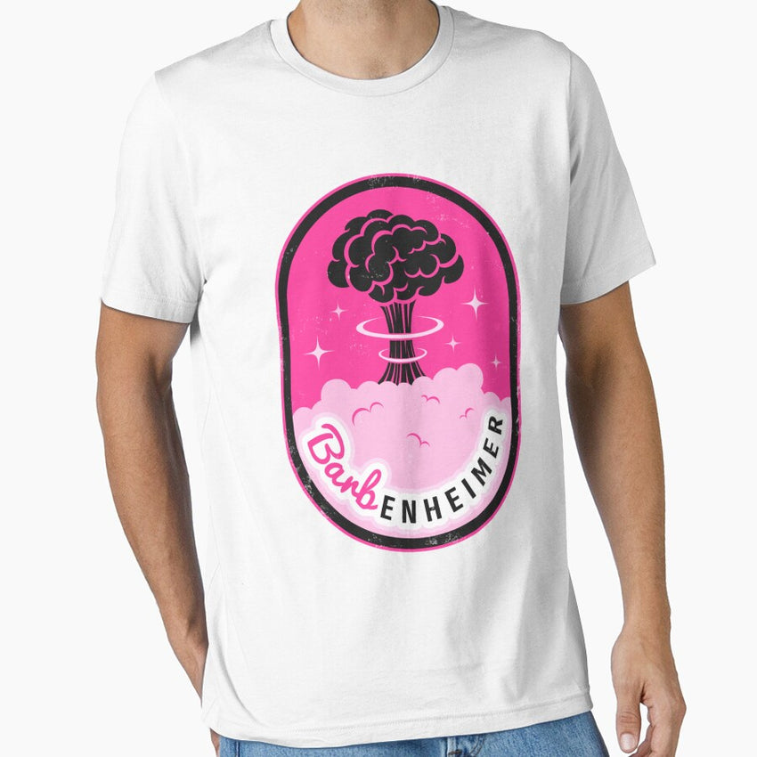 Barbenheimer Black And Hot Pink Classic Essential T Shirt