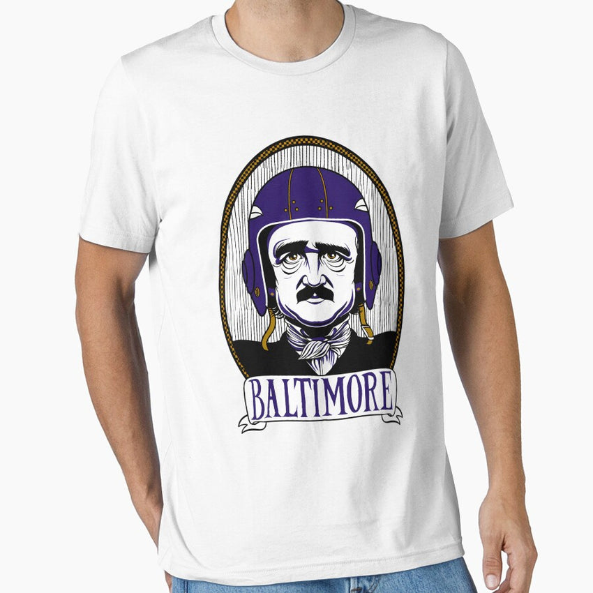 Baltimore Ravin' - Edgar Allan Poe Ravens Baltimore Football T-shirt Essential T-Shirt