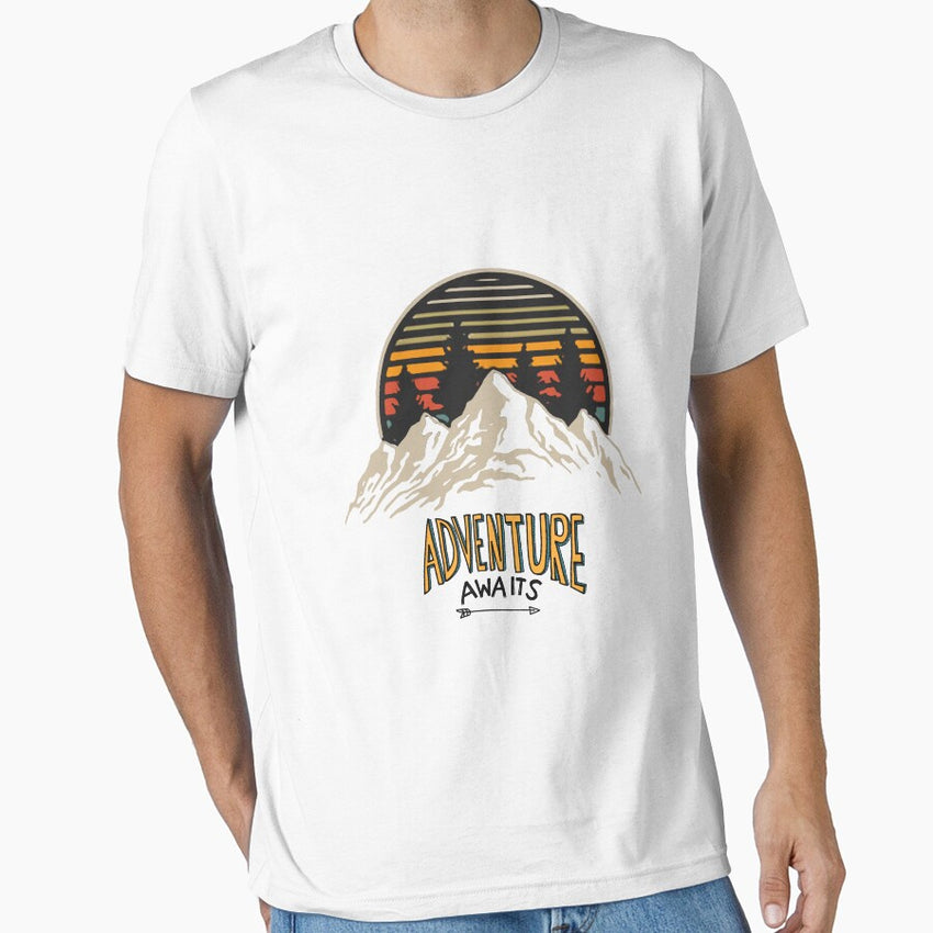 Adventure Adventure Awaits Camping Nature Lover Camping Vacation Essential T Shirt